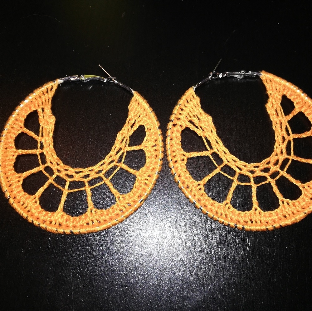❤HANDMADE❤crochet earrings